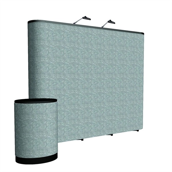 10' Straight ARISE Floor Display Kit (Fabric) for