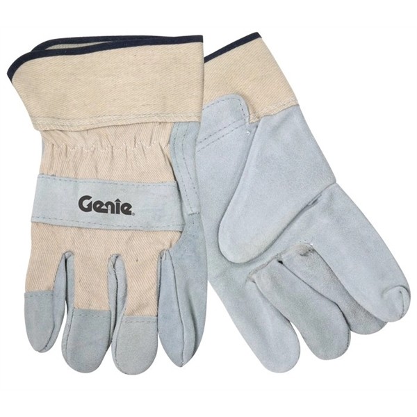 Split Leather Glove w/Safety Cuffs for