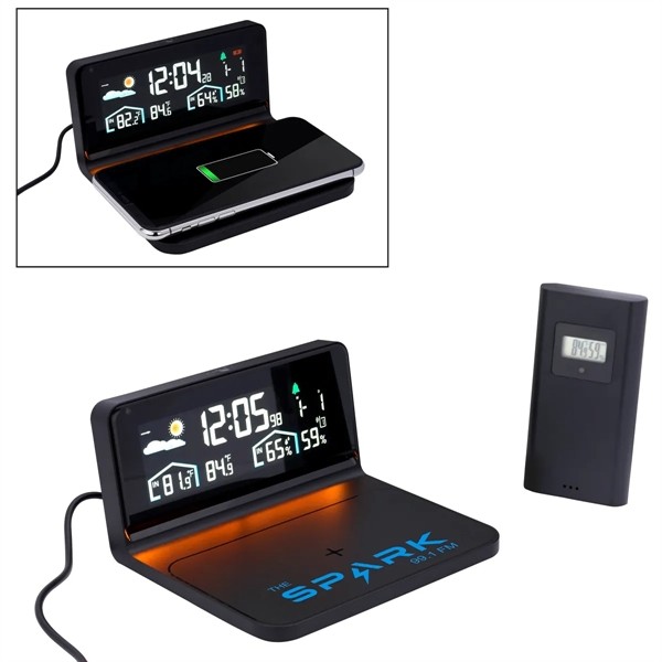 Digital Weather Station and Wireless Charger for