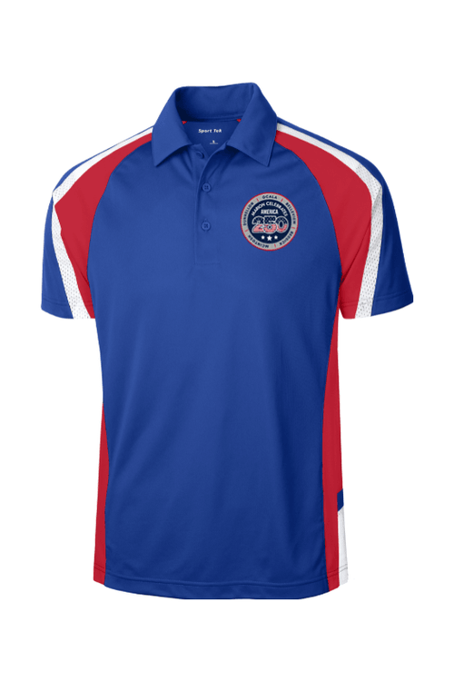 Sport-Tek Tricolor Micropique Sport-Wick Polo for