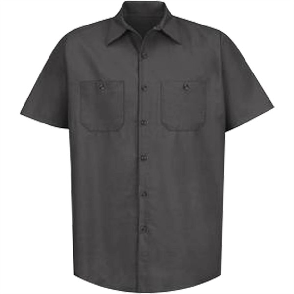 Red Kap Industrial Short Sleeve Work Shirt for
