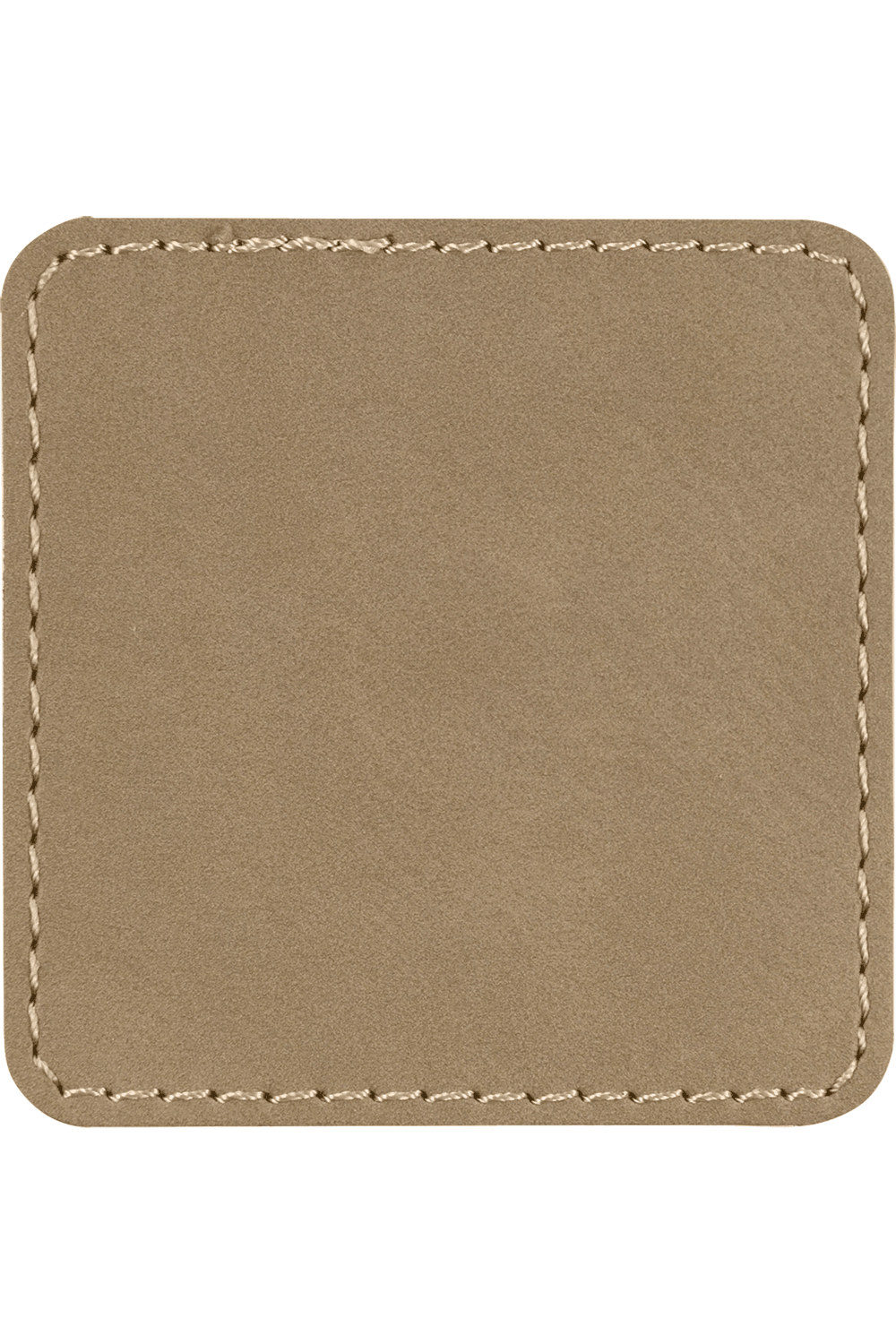 2.5" x 2.5" Square Leatherette Patch with Heat Seal Backing for