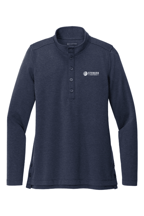 Brooks Brothers Women's Mid-Layer Stretch 1/2-Button for