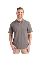 Cutter & Buck Virtue Recycled Stripe Featherlight Pique Mens Big & Tall Polo