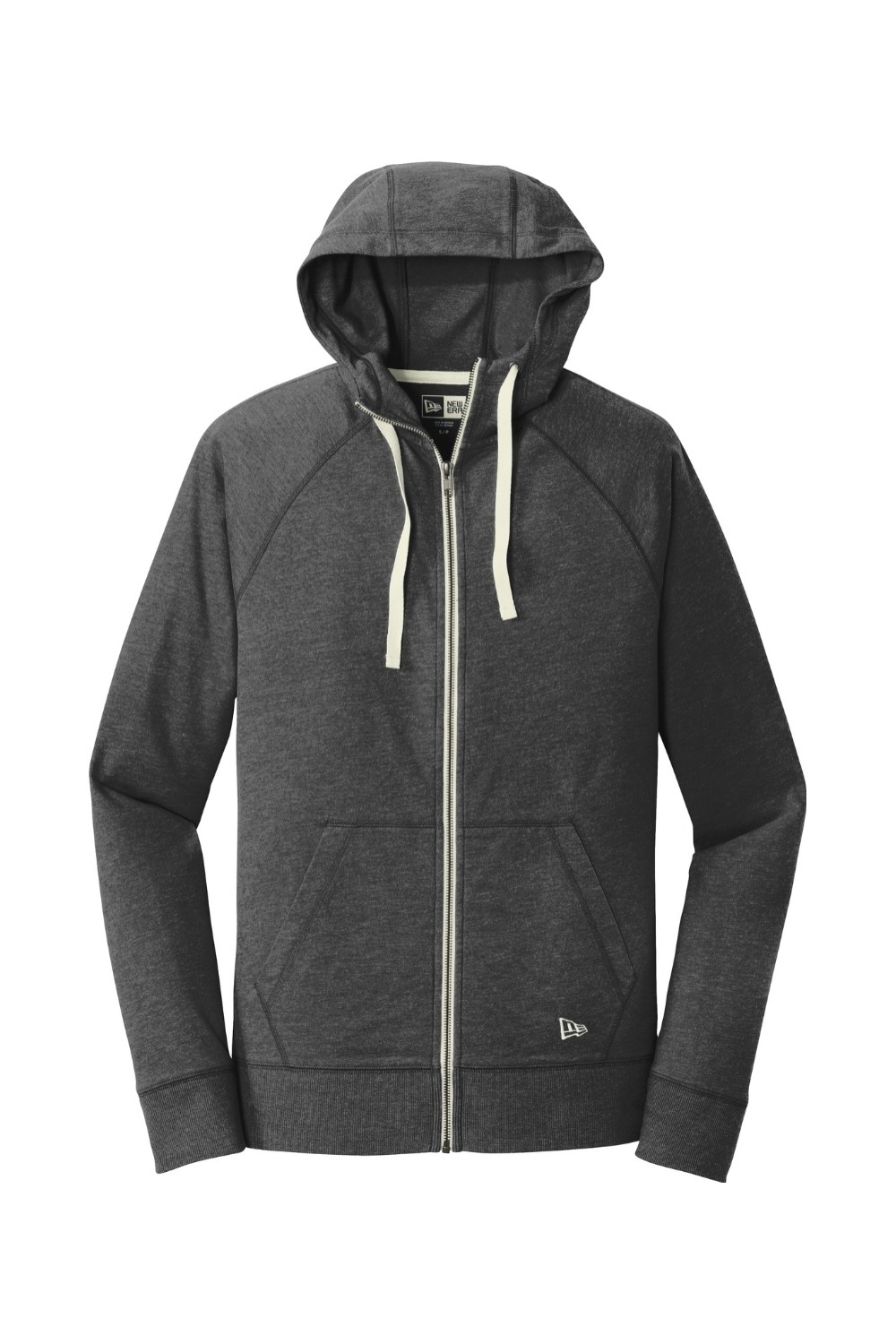 New Era Sueded Cotton Blend Full-Zip Hoodie for