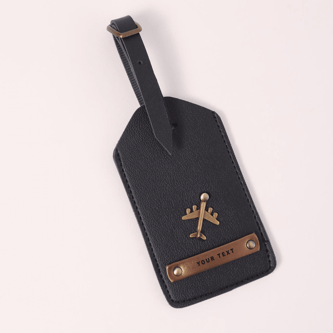 Aviator Leather Luggage Tag for