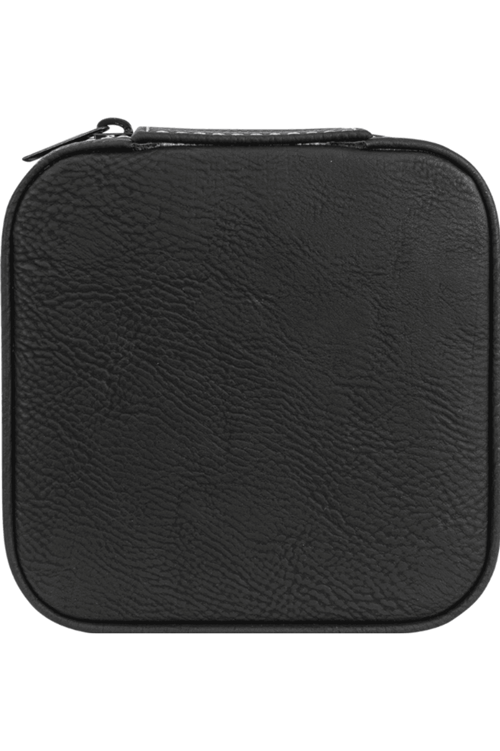 4" X 4" Leatherette Travel Jewelry Box with Tan Lining for