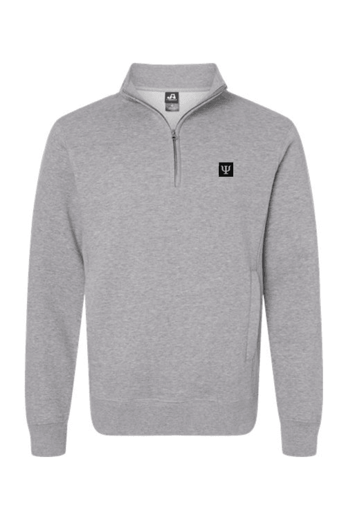 J. America Heavyweight Fleece Quarter-Zip Sweatshirt for