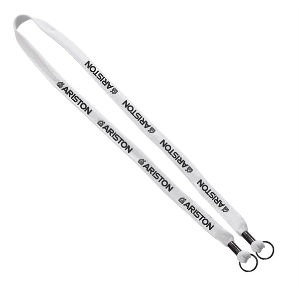 5/8" Polyester Shoelace Double Ended Lanyard for