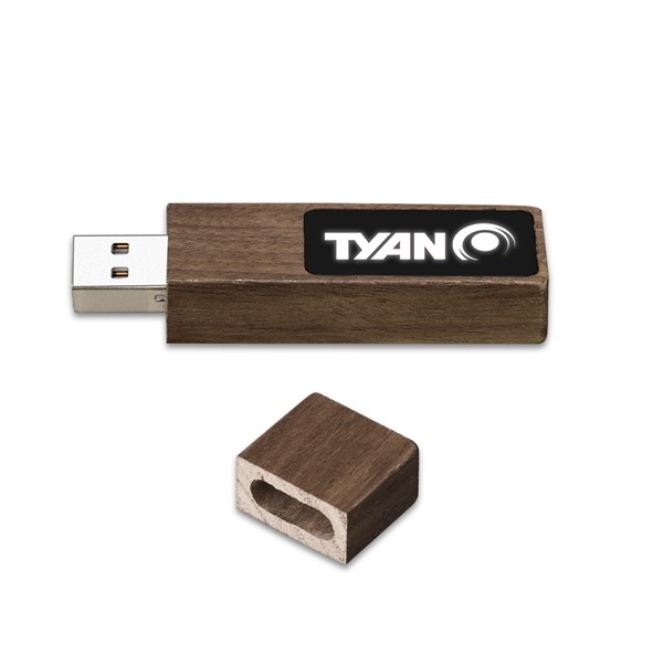 Lamon Avenue Walnut Light-Up USB for