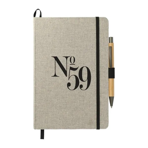 5.5" x 8.5" Recycled Cotton Bound Journal Set for
