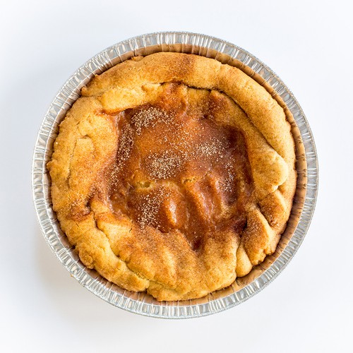 Caramel Snickerdoodle Cookie Pie for