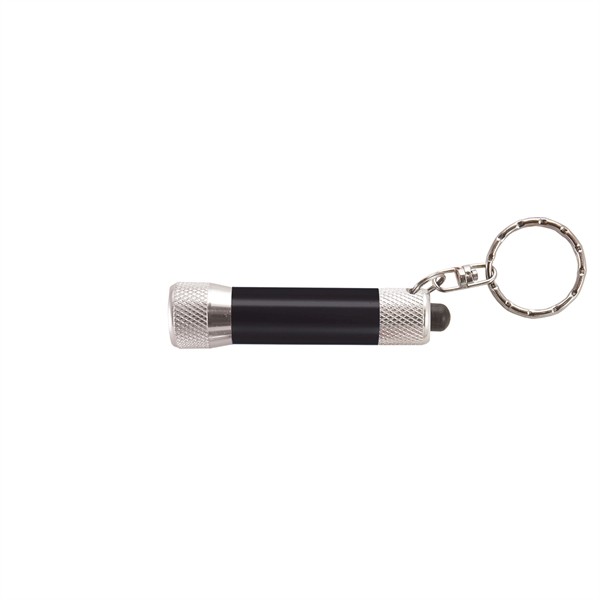 Chroma - Laser Engraved Metal LED Flashlight with Keyring for