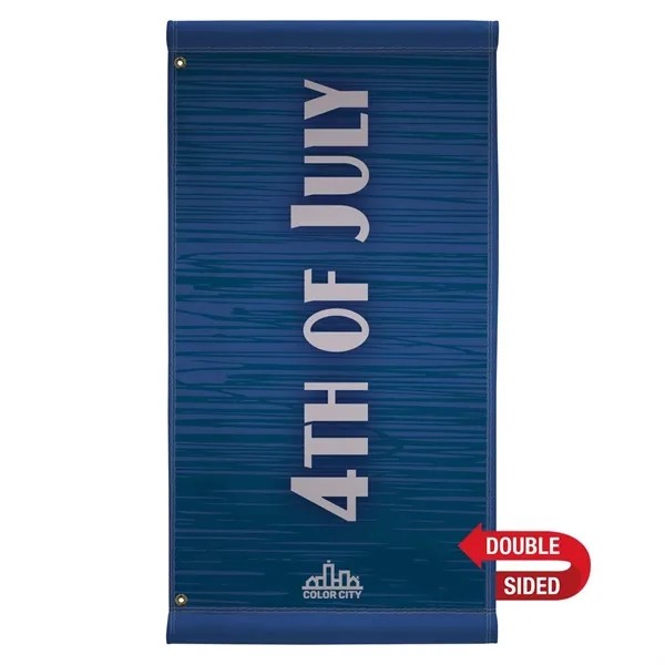 24" x 48" Fabric Boulevard Banner Double-Sided for