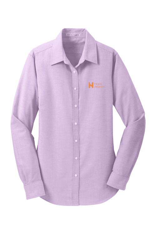 Port Authority Ladies SuperPro Oxford Shirt for