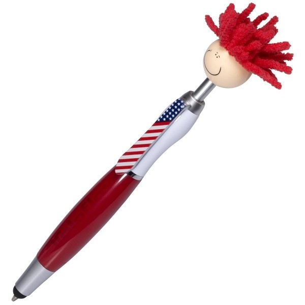 Patriotic MopToppers® Screen Cleaner with Stylus Pen for