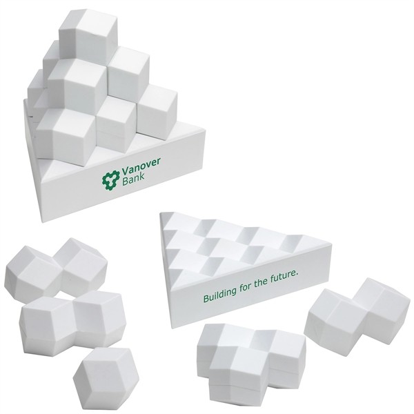 Pyramid Stack Puzzle Set for