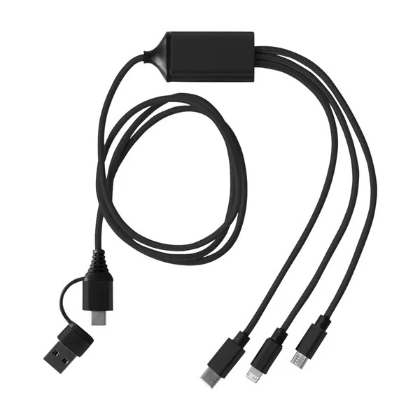 Prime Line 3-in-1 Charging Cable with Dual Input for