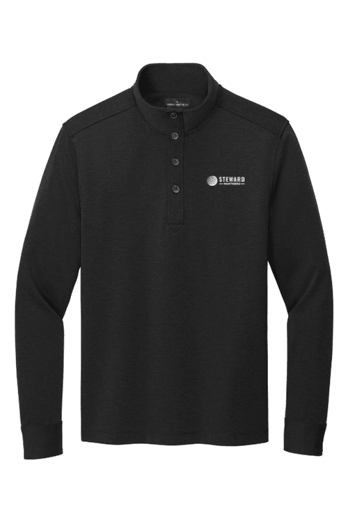 Brooks Brothers Men's Mid-Layer Stretch 1/2-Button for