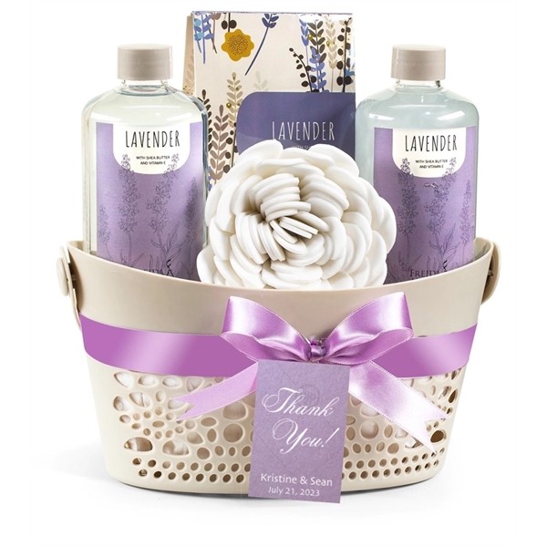 Lavender Spa Gift Basket for