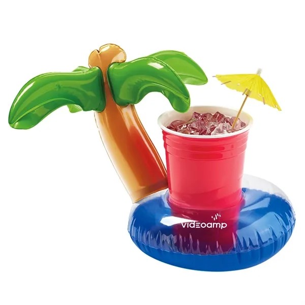 Inflatable Palm Tree Floating Coaster for