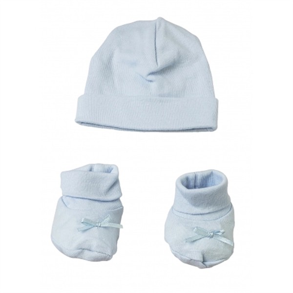 Preemie Infant Cap and Booties Set for