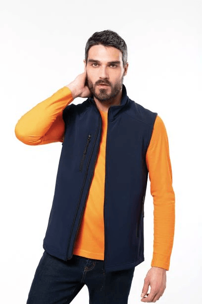 Men’s Sleeveless Softshell Jacket for