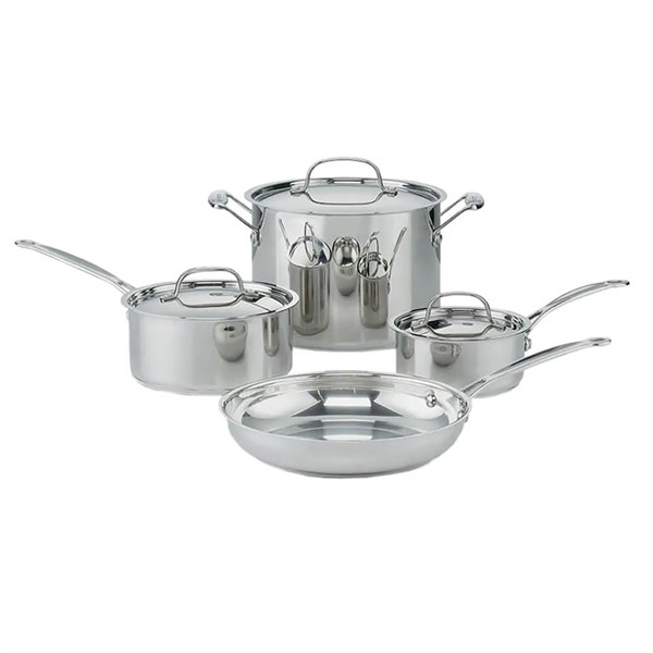 Cuisinart 7 pc Stainless Cookware Set for