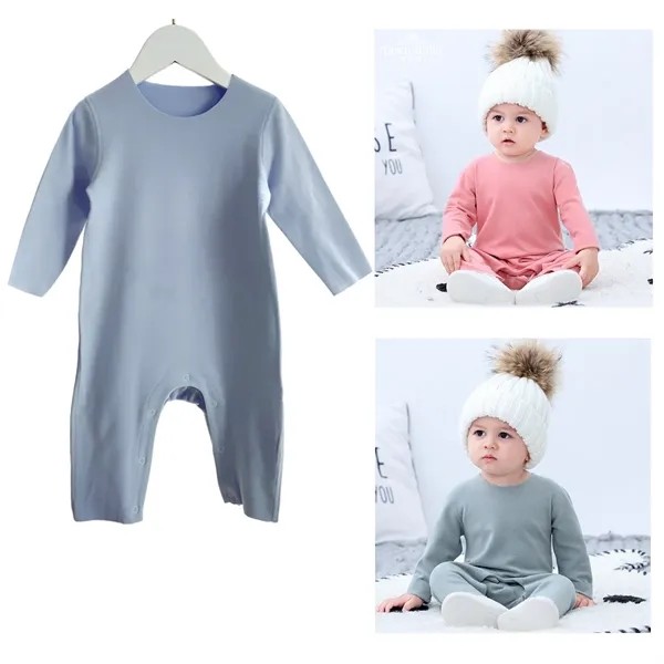 Unisex Dralon Cloth Seamless Onesies Baby Bodysuit for