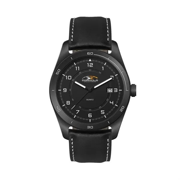 42MM, SS, BLACK CASE, 3-HAND MVT, DTE for