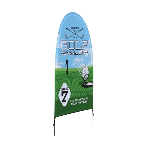 3' W X 5' H Sunrise Lawn Single-Sided Kit for
