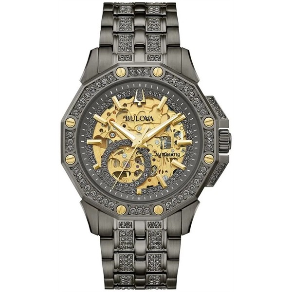 Bulova Men's Octava Stainless Steel Bracelet Watch for