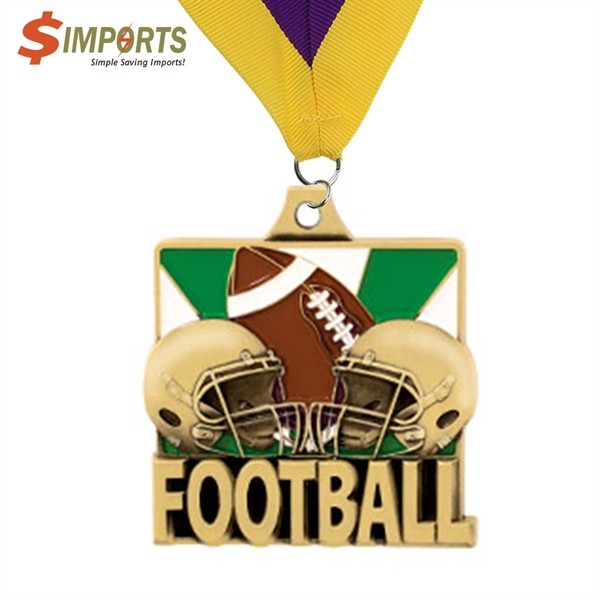 Soft Enamel Brass Medal (Simports) for