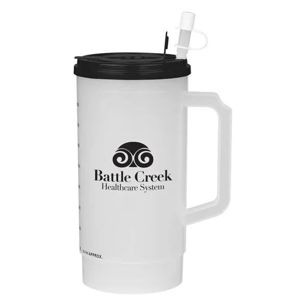 32 Oz. Medical Tumbler With Measurements for