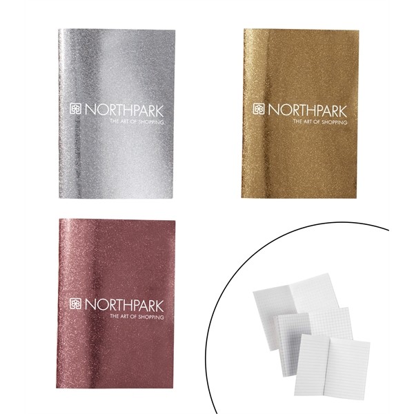 Mini Glitter Notebook for