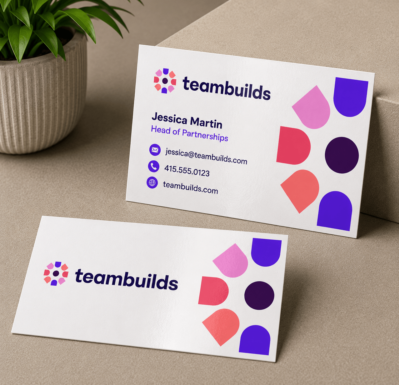 Soft Touch Lamination Business Cards for