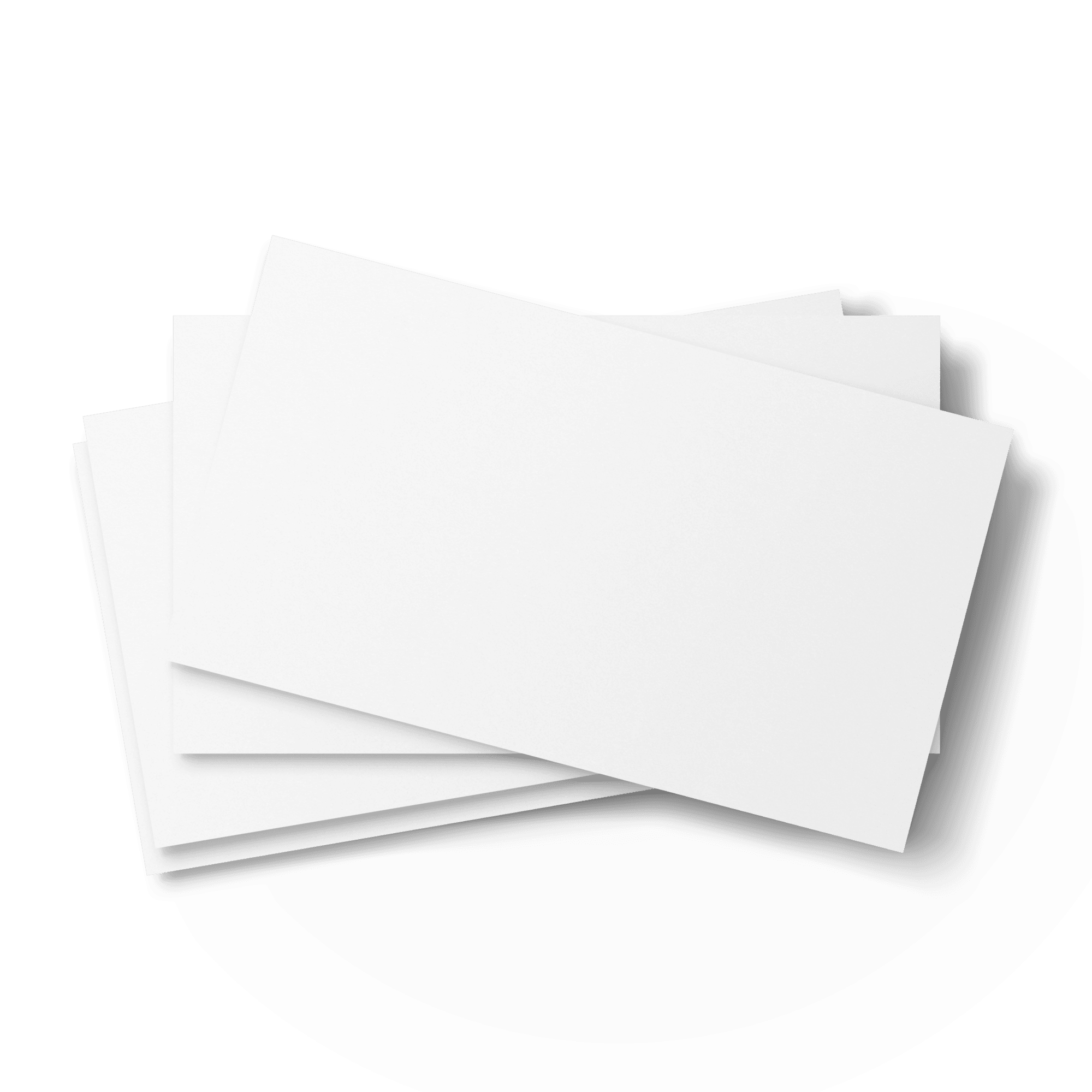 Set of Standard Business Cards for