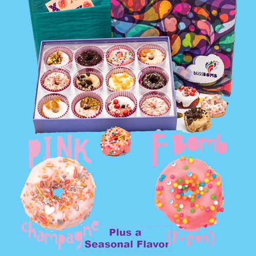 Time to Celebrate Mini Donuts (12) for