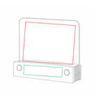 Custom 3D Paper Memo Lamp - Vertical Format