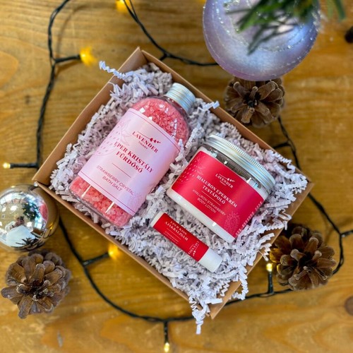 Strawberry Cupid Self Care Trio for