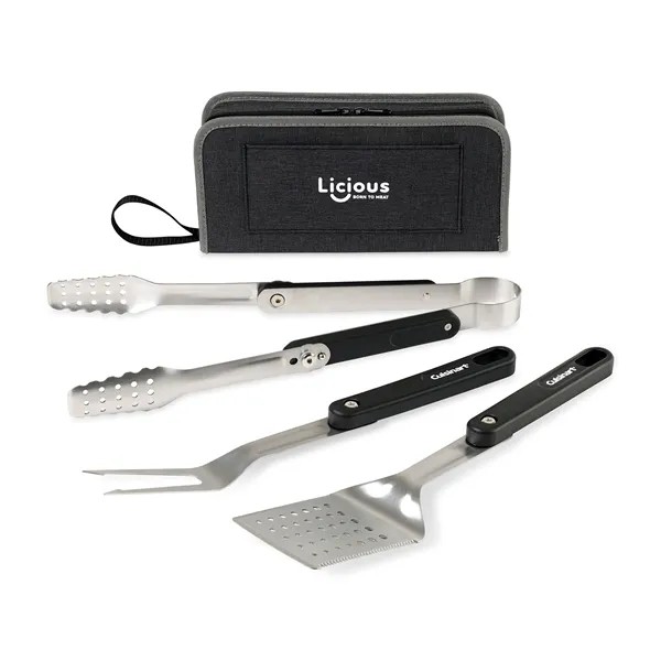 Cuisinart Outdoors® 4-Piece Folding Grill Tool Set for