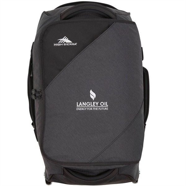 High Sierra Forester RPET 22" Wheeled Duffle Bag for