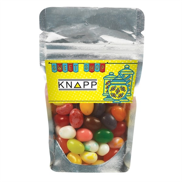 Resealable Clear Pouch With Jelly Belly Jelly Beans for