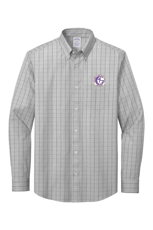 Brooks Brothers Men's Wrinkle-Free Stretch Patterned Shirt for