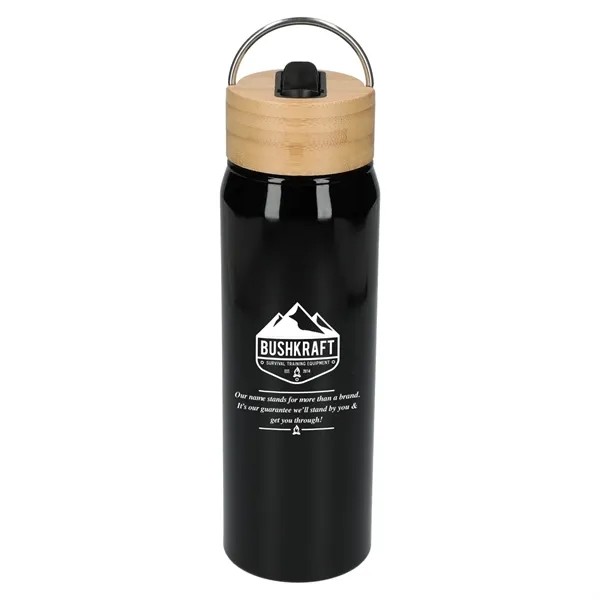 Billy 26oz Aluminum Bottle w/ FSC® Bamboo Lid for