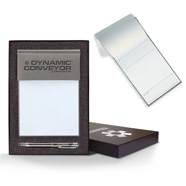 Tucson Medio White Page Cube Notes Gift Set for