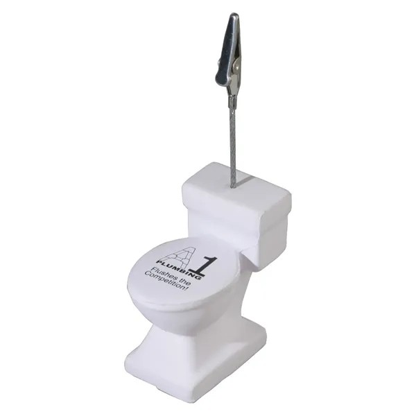 Toilet Stress Reliever Memo Holder for