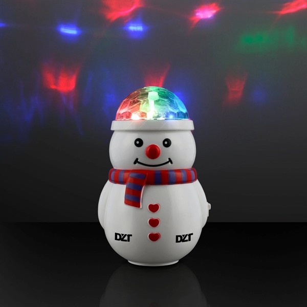 Magic Spin Snowman Light Projector for
