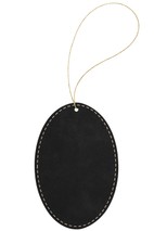 Leatherette Oval Ornament