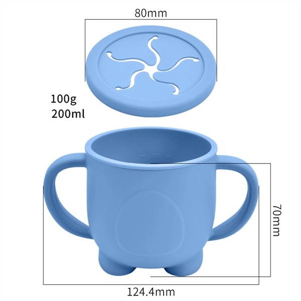 Silicone Baby Snack Catcher for